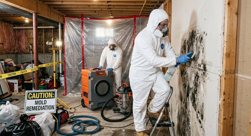 Black Mold Abatement Service