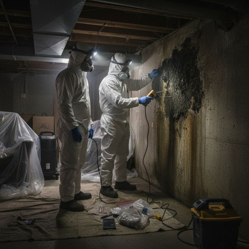 Local Black Mold Abatement pros at work